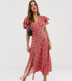Чайное платье French Connection - Cerisier - Красный