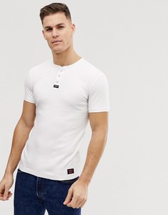 Белая футболка хенли с логотипом Superdry - Белый