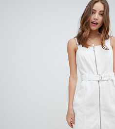 Белый сарафан с застежкой на молнию Miss Selfridge - Белый