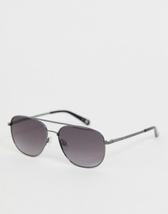 Серые круглые солнцезащитные очки Ted Baker - Серый