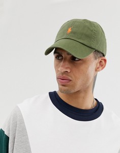 Зеленая бейсболка с логотипом Polo Ralph Lauren - Зеленый