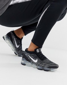 Кроссовки Nike Running Vapormax Flyknit 3.0 Oreo - Серый