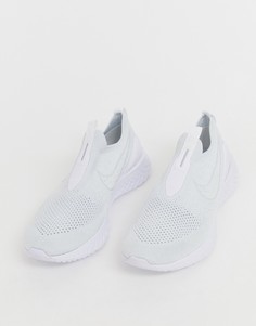 Белые кроссовки Nike Running Epic React Flyknit - Белый