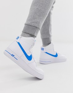 Белые кроссовки Nike air force 1 - Белый