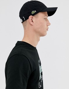 Черная бейсболка с маленьким логотипом Lacoste - Черный