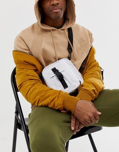 Белая сумка для авиапутешествий с пряжкой спереди ASOS DESIGN - Белый