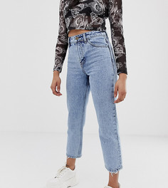 Выбеленные джинсы прямого кроя в винтажном стиле COLLUSION Petite x005 - Синий