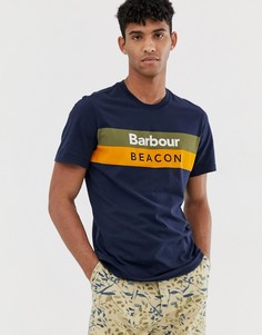 Темно-синяя футболка Barbour Beacon Wray - Темно-синий