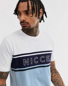 Синяя футболка с логотипом Nicce - Синий