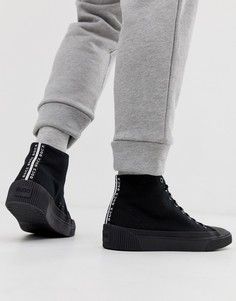 Черные высокие кроссовки с логотипом HUGO - Zero - Черный