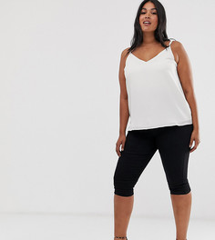 Черные укороченные джеггинсы ASOS DESIGN Curve - Черный