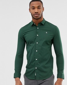 Зеленая приталенная рубашка Jack Wills Hinton - Зеленый