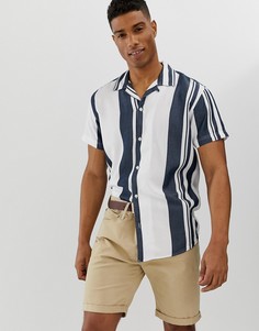 Рубашка в вертикальную полоску Selected Homme - Серый