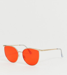 Солнцезащитные очки кошачий глаз с красными стеклами Missguided - Мульти