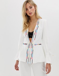 Куртка в стиле 70-х Sass & Bide Monte Carlo - Белый