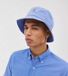 Светло-синяя панама с логотипом Polo Ralph Lauren эксклюзивно для ASOS - Синий