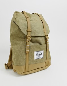 Рюкзак песочного цвета со штрихованным дизайном Herschel Supply Co Retreat, 19,5 л - Рыжий