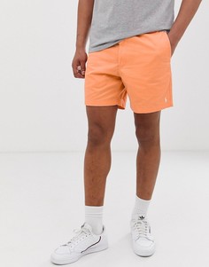 Оранжевые шорты чиносы с логотипом Polo Ralph Lauren - Оранжевый