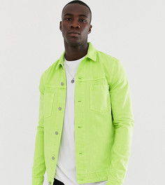Зеленая джинсовая куртка ASOS DESIGN Tall - Зеленый