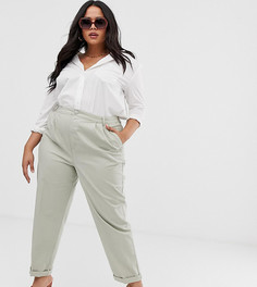 Чиносы ASOS DESIGN Curve - Зеленый