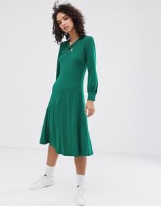 Платье макси с перекрученной отделкой Finery - Aveling - Зеленый