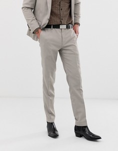 Серые супероблегающие брюки Twisted Tailor - Серый