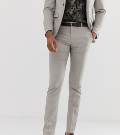 Серые брюки скинни Twisted Tailor tall - Серый