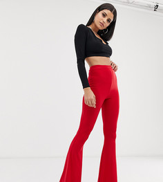 Красные расклешенные брюки Fashionkilla Tall - Красный