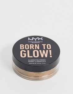 Пудра-иллюминайзер NYX Professional Makeup Born To Glow - Ultra Light Beam - Золотой