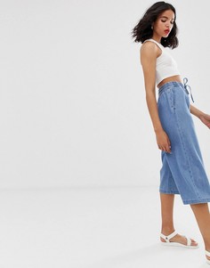 Джинсовые кюлоты Monki - Синий