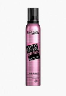 Мусс для волос LOreal Professionnel L'Oreal Tecni.Art Wild Stylers 60s Babe Rebel Push Up Для создания объемных причесок 250 мл