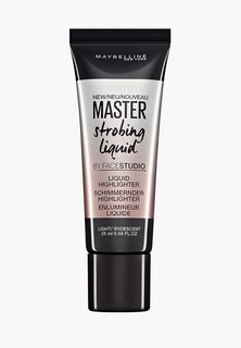 Хайлайтер Maybelline New York Жидкий кремовый Master Strobing для сияния кожи, Оттенок 100, 25 мл