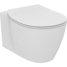 Унитаз подвесной Ideal Standard Connect Aquablade с тонким сиденьем микролифт (E047901, E772401)