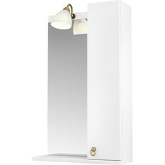 Шкаф-зеркало Triton Реймс 50 белый R (Щ0000012167)