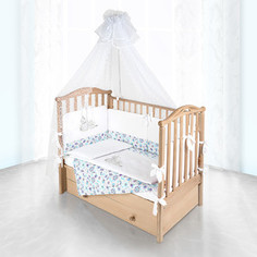 Комплект в кроватку Pituso Пчелки 6пр голубой 120x60 p01b1