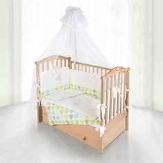 Комплект в кроватку Pituso Аист 6пр бежевый 120х60 p11g2