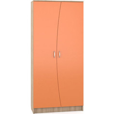 Шкаф Моби Ника 403 бук песочный/оранжевый Mobi