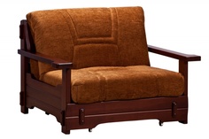 Кресло-кровать аккордеон Брест с деревянными подлокотниками Fiesta