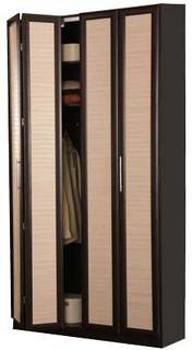 Шкаф 2-х дверный гармошка Флоренция Мегаэлатон