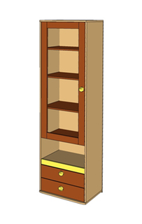 Колонка со стеклом А-10 Грос