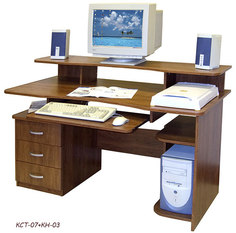 Компьютерный стол КСТ-07+КН-03 Мебелайн