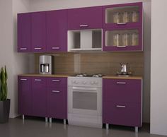 Кухонный гарнитур Венеция-Фиолет 1500 Бител