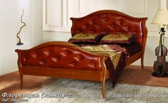 Кровать Флоренция 2 (кожа) Фокин