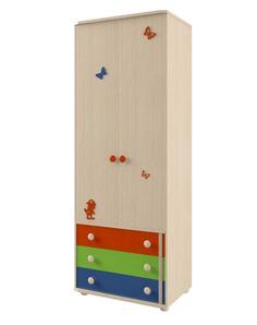 Шкаф для платья и белья №111 МДК 4.13 Корвет