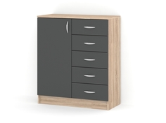 Комод Горизонт 1 дверь 5 ящика БАРОНС ГРУПП