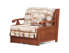 Кресло-кровать Арктур с деревянными подлокотниками Fiesta