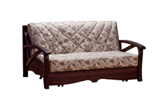 Диван аккордеон Нарцисс с деревянными подлокотниками м398 Fiesta
