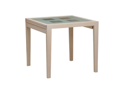 Стол обеденный раздвижной со стеклом Боровичи