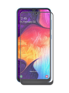 Аксессуар Защитное стекло LuxCase для Samsung Galaxy A50 2019 3D FG Black Frame 83023