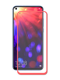 Аксессуар Защитное стекло LuxCase для Honor View 20 2.5D FG Red Frame 78033